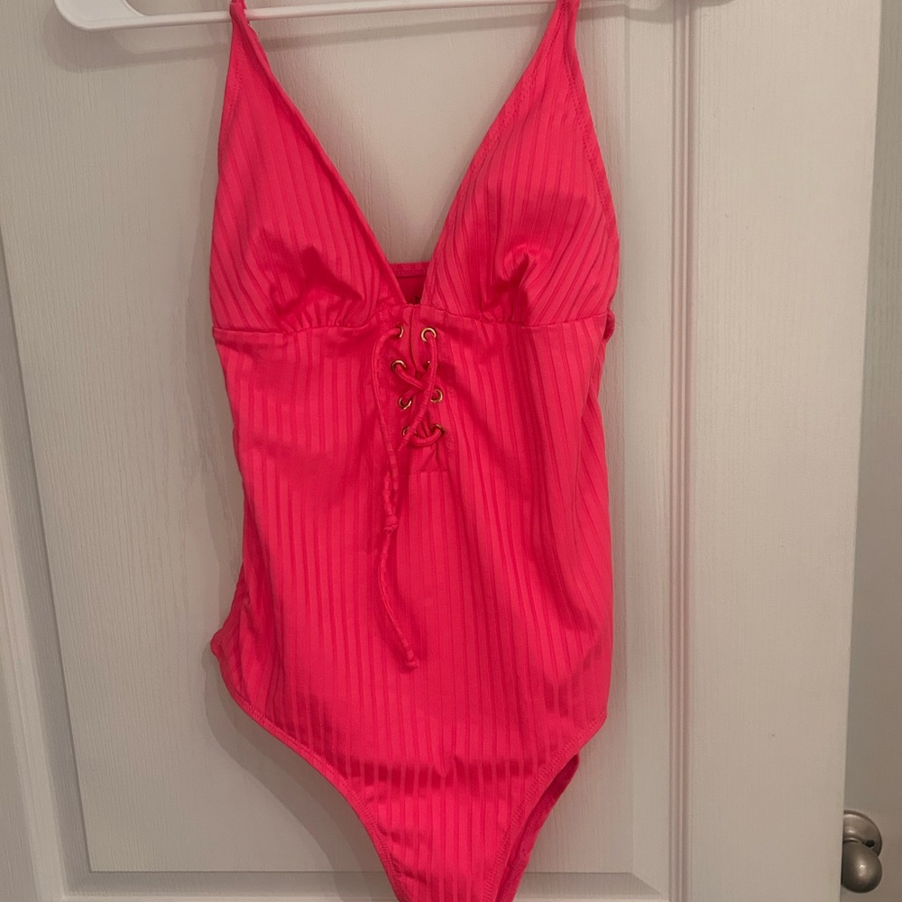 NEVER WORN NOBO One Piece Pink Bathing Suit